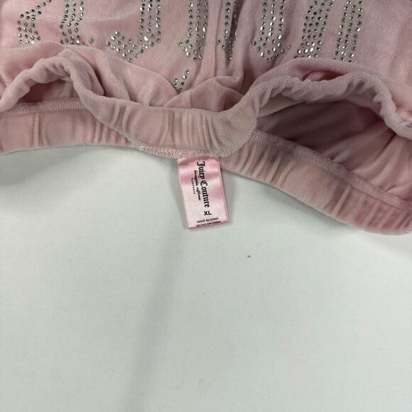 Juicy Couture Pink Booty Low Rise Shirts Size XL With Embellishments - Picture 4 of 4